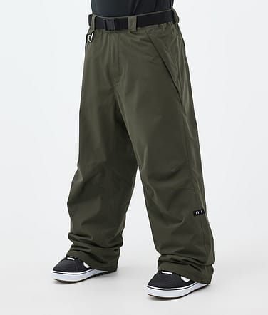 Dope Big Snowboardbyxa Man Olive Green