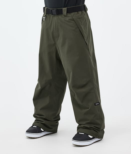Dope Big Snowboardbyxa Herr Olive Green