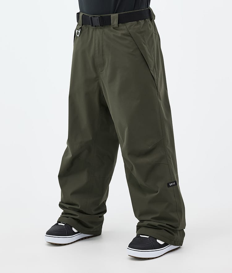 Dope Big Snowboardbyxa Herr Olive Green, Bild 1 av 5