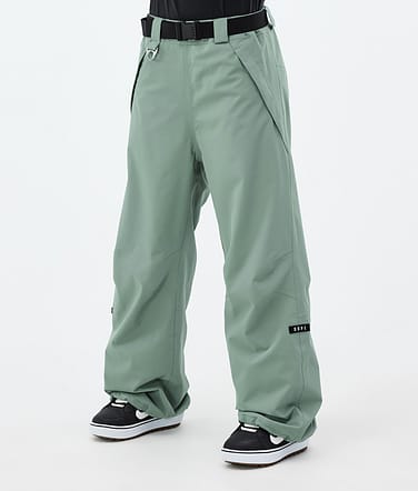 Dope Big W Snowboardbyxa Dam Faded Green