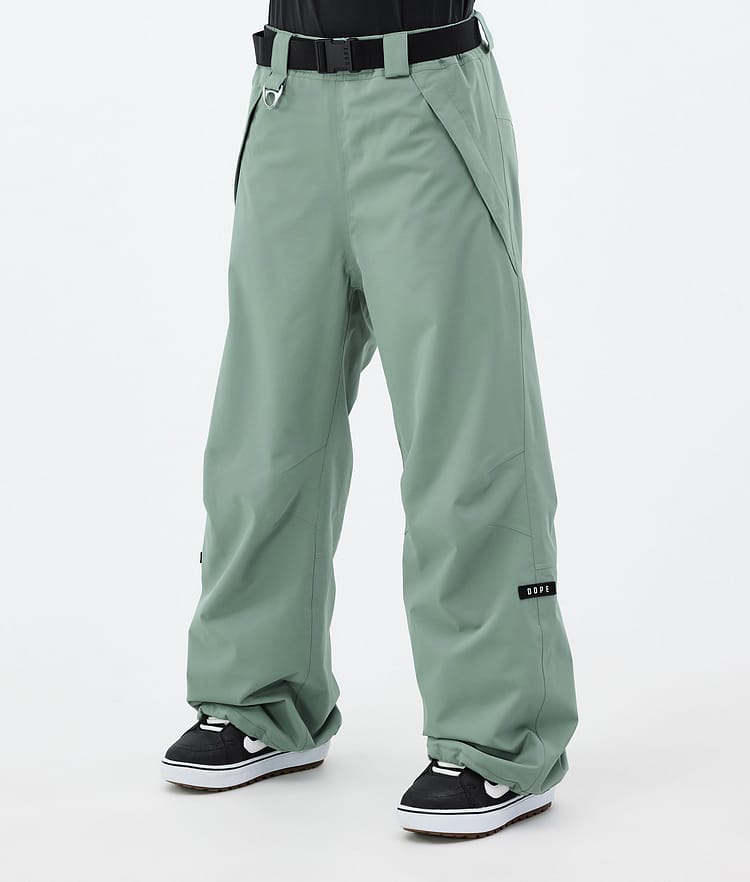Dope Big W Snowboardbyxa Dam Faded Green, Bild 1 av 5