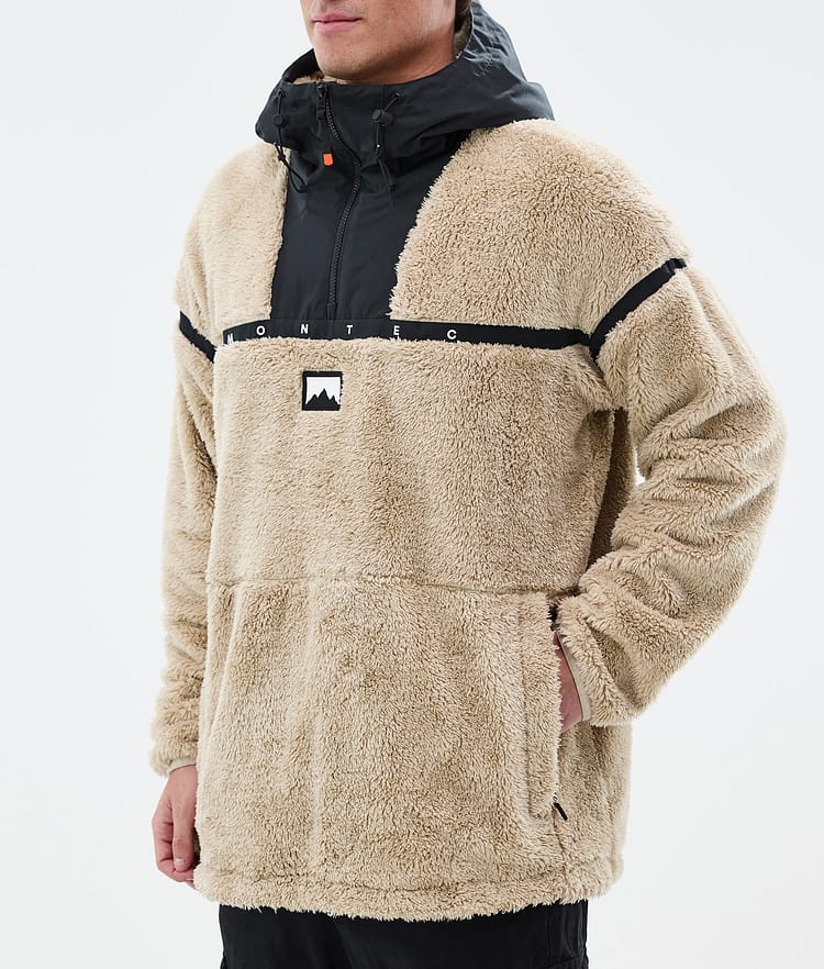 Montec Uniform Fleecehood Herr Sand/Black, Bild 6 av 6