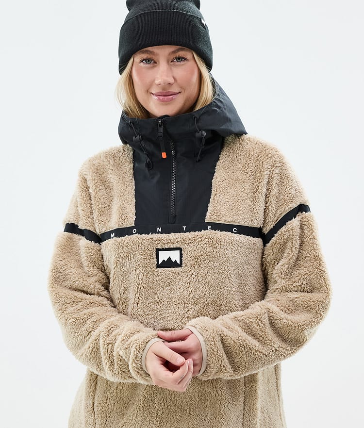 Montec Uniform W Fleecehood Dam Sand/Black, Bild 2 av 6