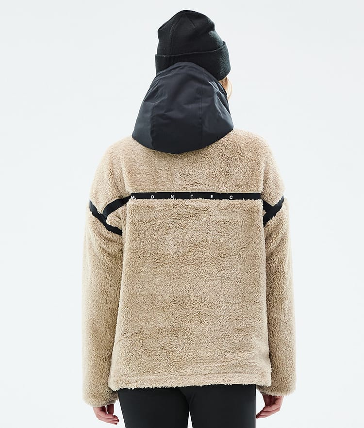 Montec Uniform W Fleecehood Dam Sand/Black, Bild 5 av 6