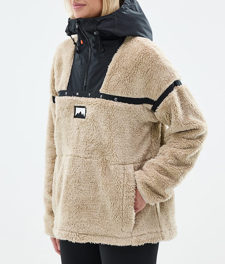 Montec Uniform W Fleecehood Dam Sand/Black, Bild 6 av 6