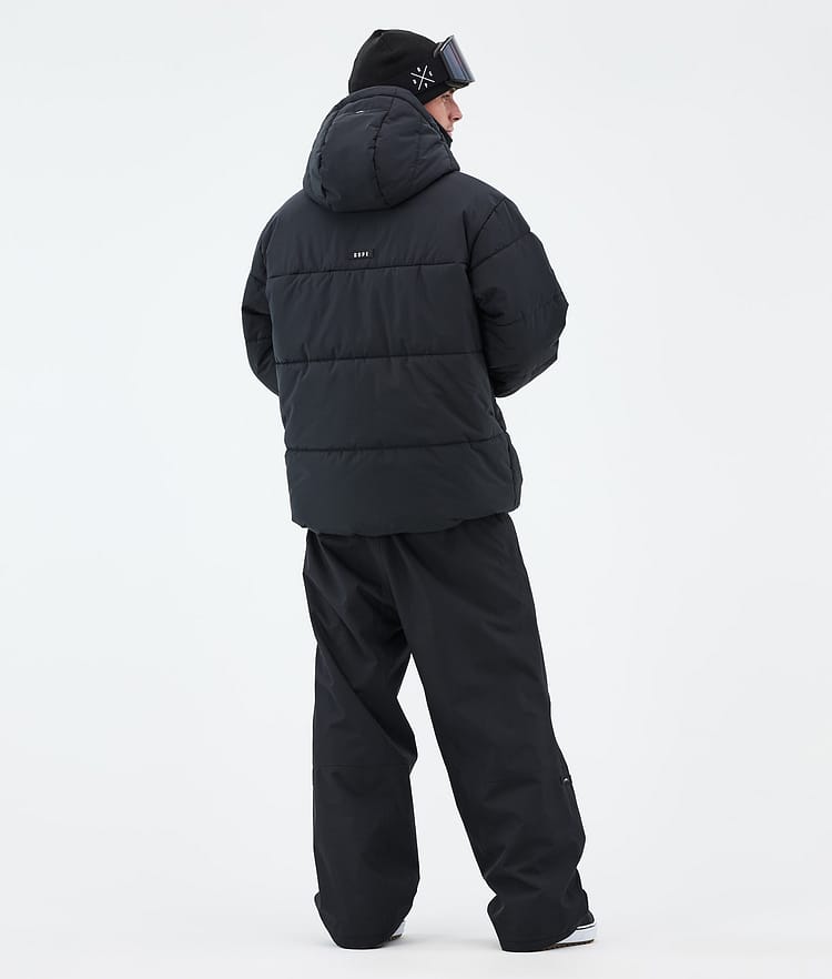 Dope Puffer Full Zip Snowboardjacka Herr Black, Bild 5 av 9