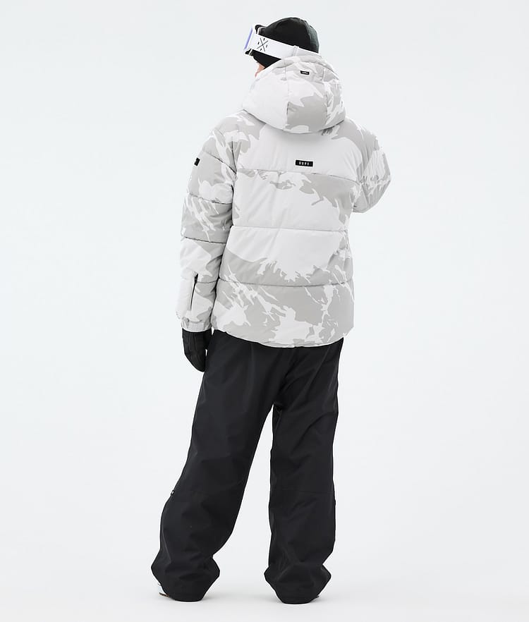 Dope Puffer Full Zip Snowboardjacka Herr Grey Camo, Bild 5 av 9