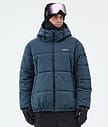 Dope Puffer Full Zip Skidjacka Herr Metal Blue