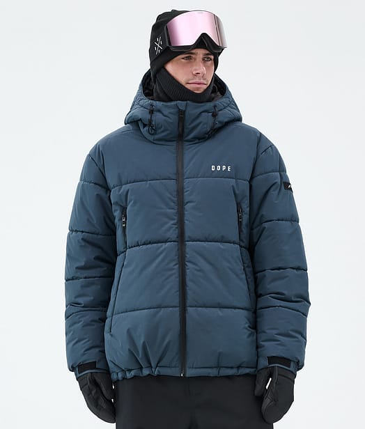 Dope Puffer Snowboardjacka Herr Metal Blue