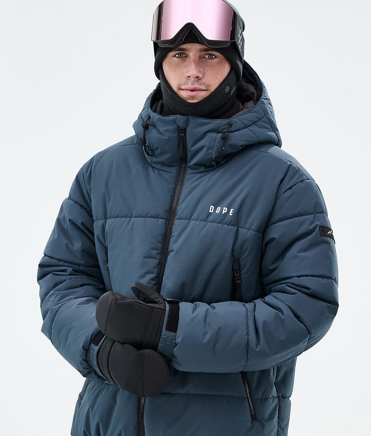Dope Puffer Snowboardjacka Herr Metal Blue, Bild 2 av 9