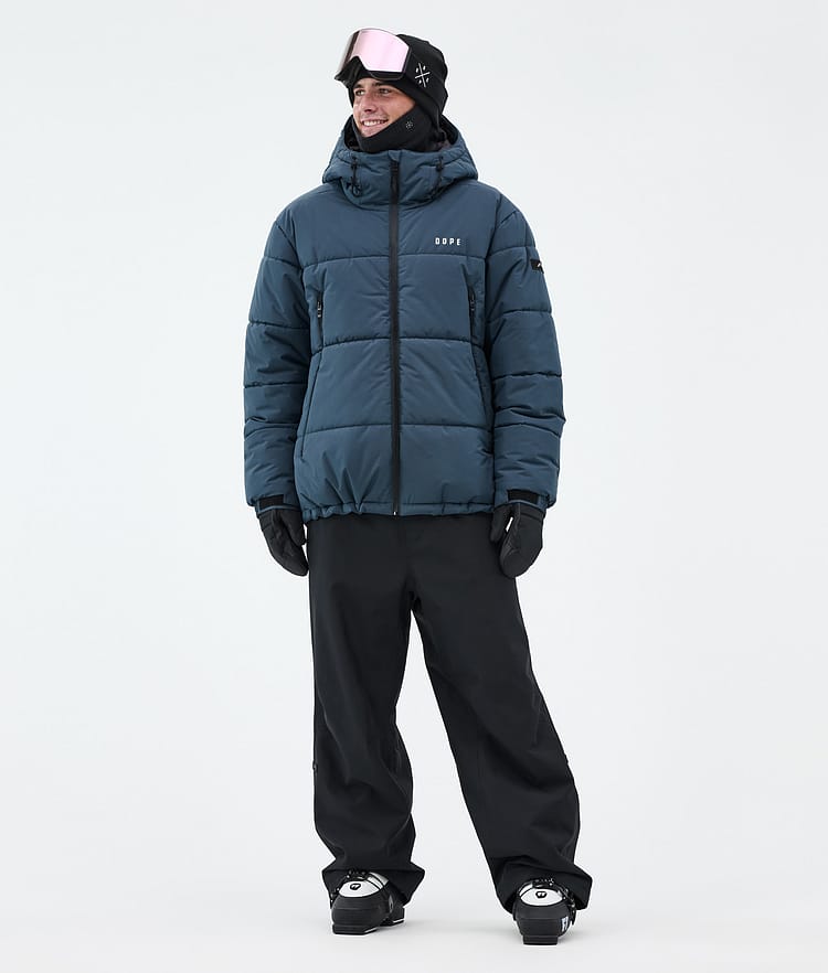 Dope Puffer Full Zip Skidjacka Herr Metal Blue, Bild 3 av 9