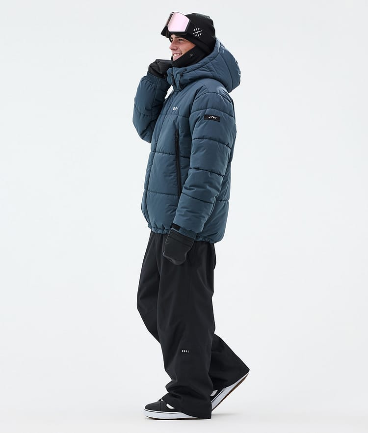 Dope Puffer Snowboardjacka Herr Metal Blue, Bild 4 av 9
