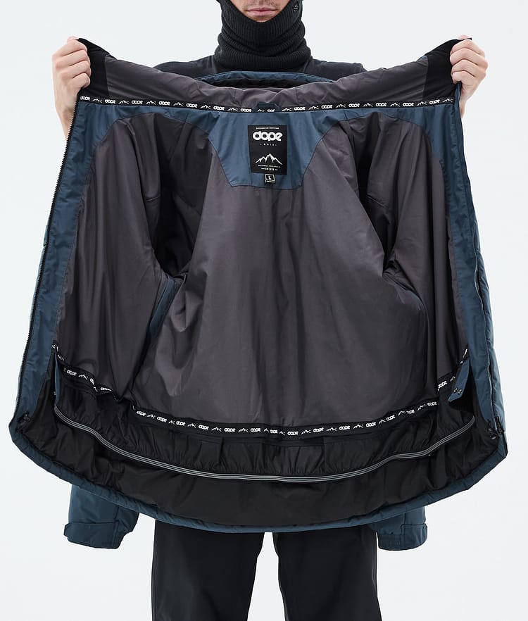 Dope Puffer Snowboardjacka Herr Metal Blue, Bild 9 av 9