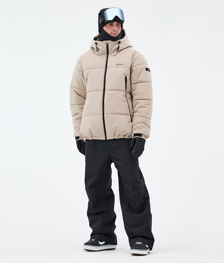 Dope Puffer Snowboardjacka Herr Sand, Bild 3 av 9