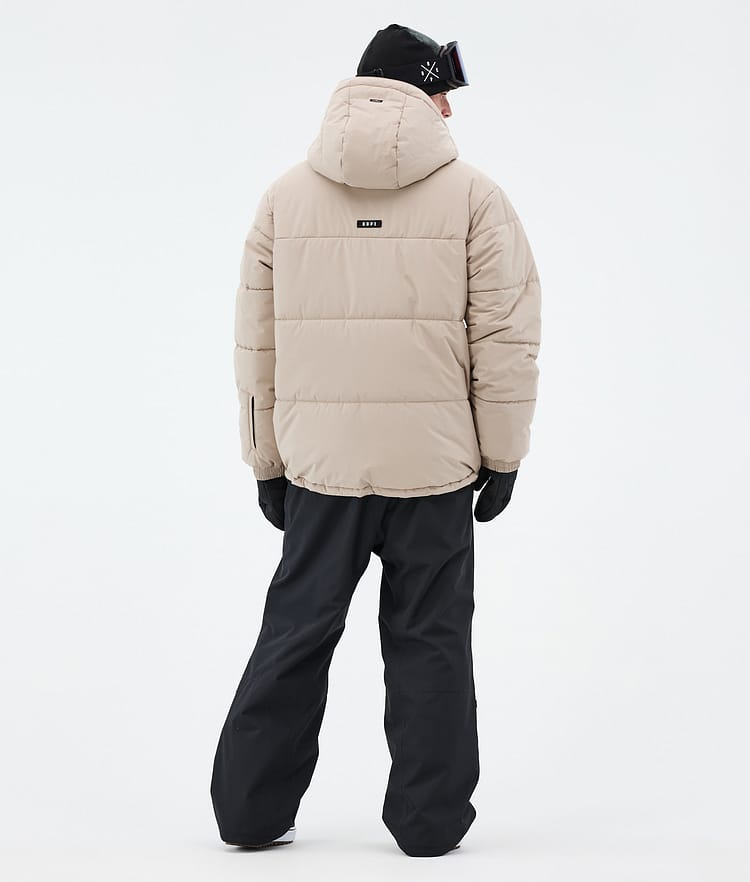 Dope Puffer Full Zip Snowboardjacka Herr Sand, Bild 5 av 9