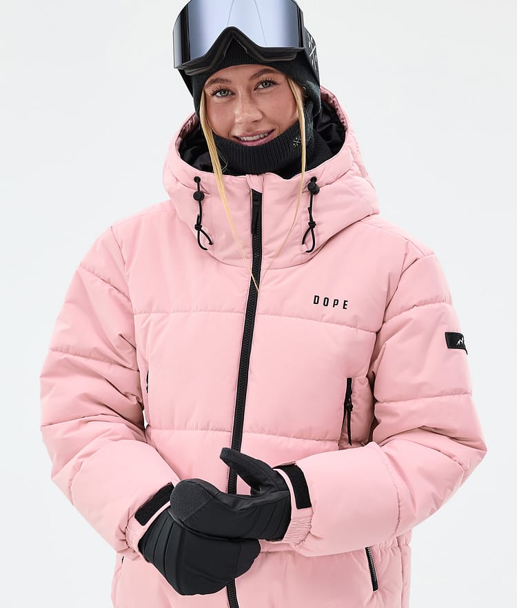 Dope Puffer W Snowboardjacka Dam Soft Pink, Bild 2 av 9