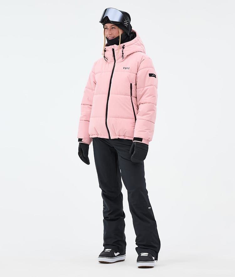 Dope Puffer W Full Zip Snowboardjacka Dam Soft Pink, Bild 3 av 9