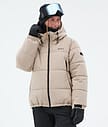 Dope Puffer W Full Zip Skidjacka Dam Sand