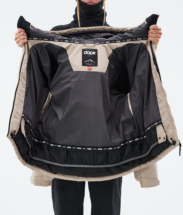 Dope Puffer W Snowboardjacka Dam Sand, Bild 9 av 9