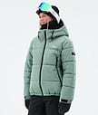 Dope Puffer W Full Zip Skidjacka Dam Faded Green