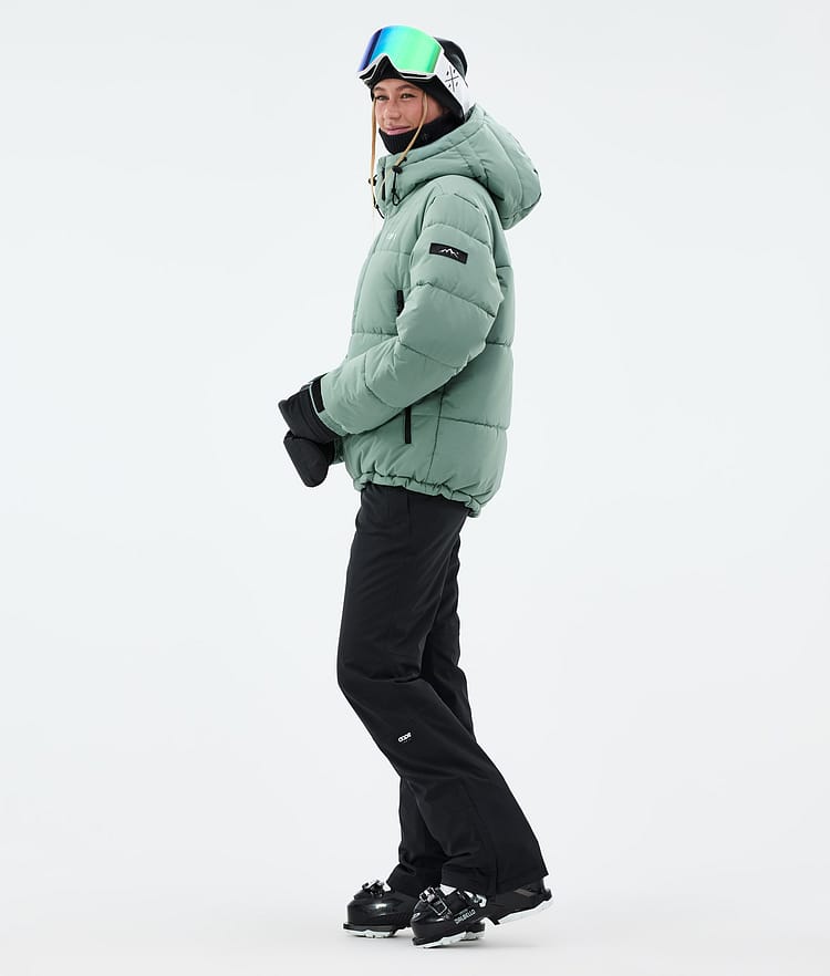 Dope Puffer W Skidjacka Dam Faded Green, Bild 4 av 9