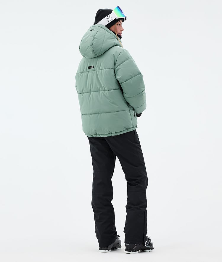 Dope Puffer W Skidjacka Dam Faded Green, Bild 5 av 9