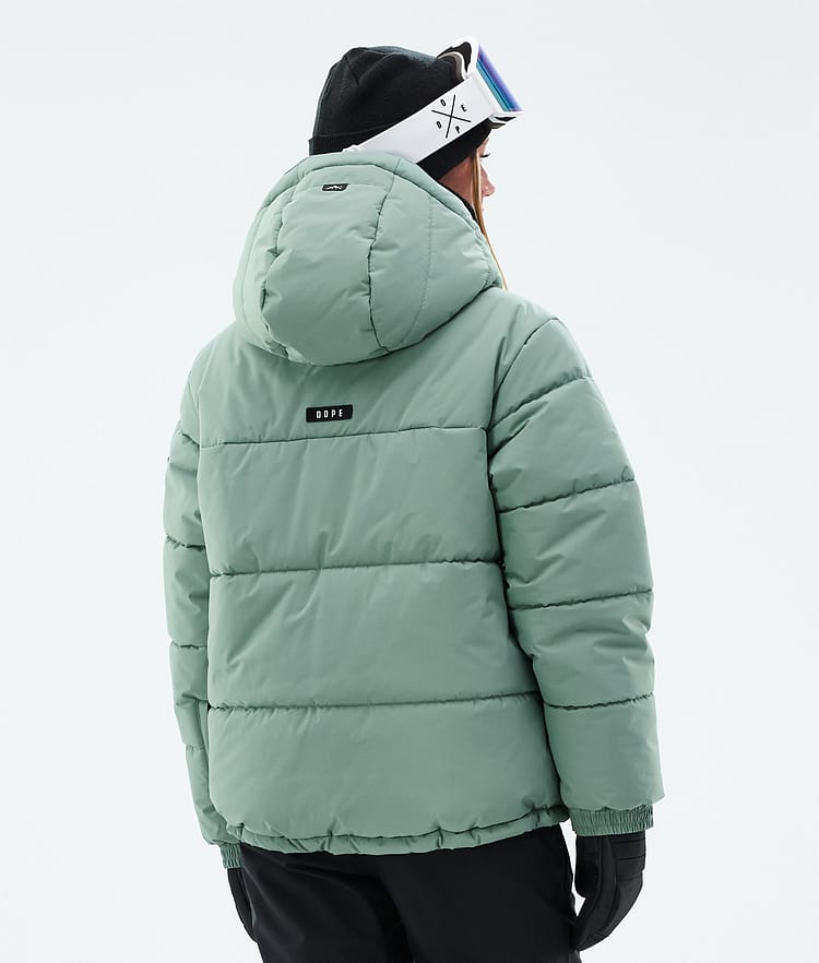 Dope Puffer W Snowboardjacka Dam Faded Green, Bild 7 av 9