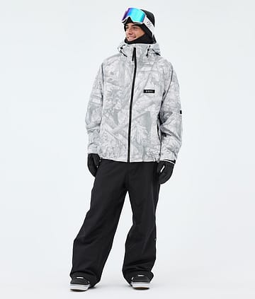 Dope Spartan Snowboardoutfit Fakewood/Black