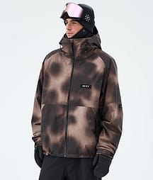 Dope Spartan Snowboardjacka Herr Brown Tiedye