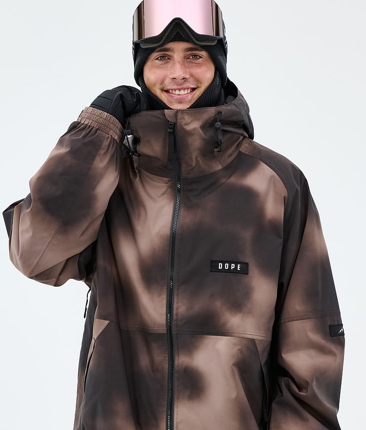 Dope Spartan Snowboardjacka Herr Brown Tiedye, Image 4 of 8
