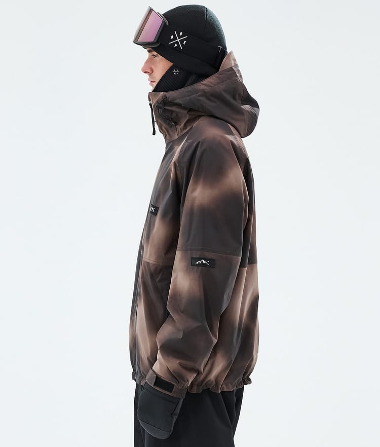 Dope Spartan Snowboardjacka Herr Brown Tiedye, Image 5 of 8
