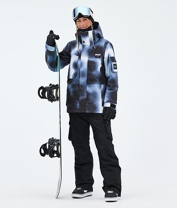 Dope Adept W Snowboardoutfit Dark Blue Tiedye/Blackout
