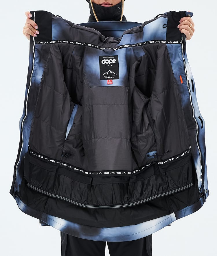 Dope Adept W Snowboardjacka Dam Dark Blue Tiedye, Image 9 of 9