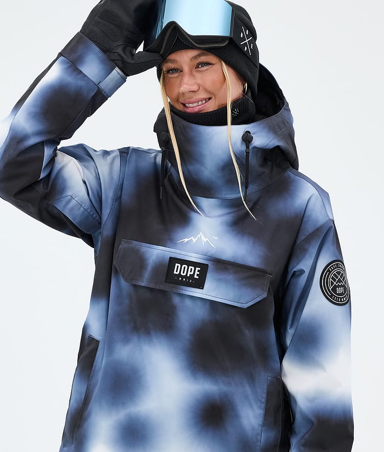 Dope Blizzard W Snowboardjacka Dam Dark Blue Tiedye, Image 4 of 8