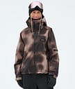 Dope Spartan W Snowboardjacka Dam Brown Tiedye