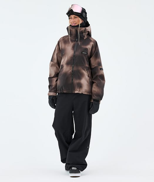 Dope Spartan W Snowboardoutfit Brown Tiedye/Black