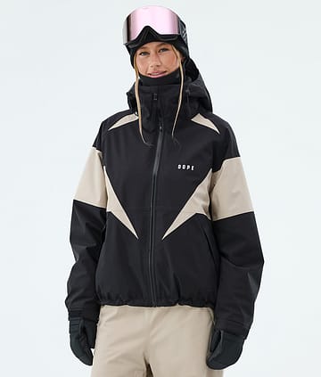 Dope Spartan W Snowboardjacka Spike Black/Sand