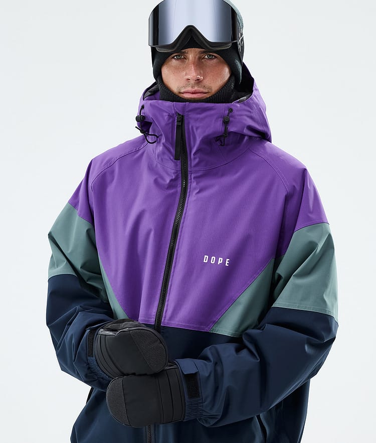 Dope Spartan Skidjacka Herr Sport Vivid Purple/Atlantic/Dark Blue, Image 4 of 8