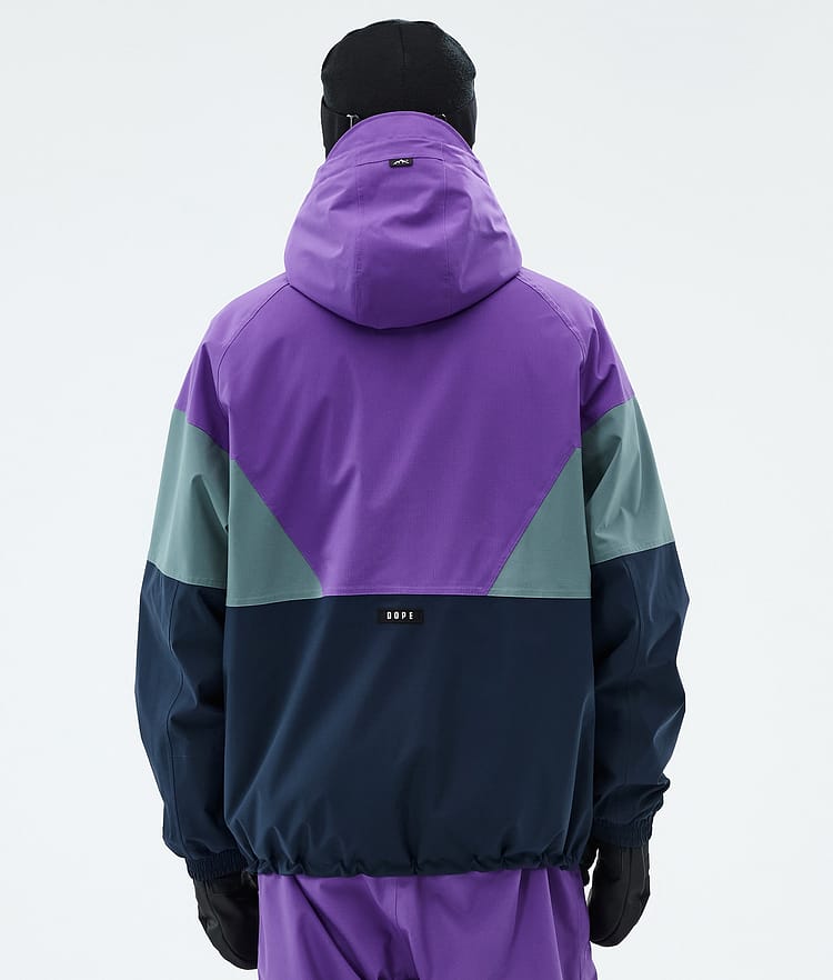 Dope Spartan Skidjacka Herr Sport Vivid Purple/Atlantic/Dark Blue, Image 6 of 8