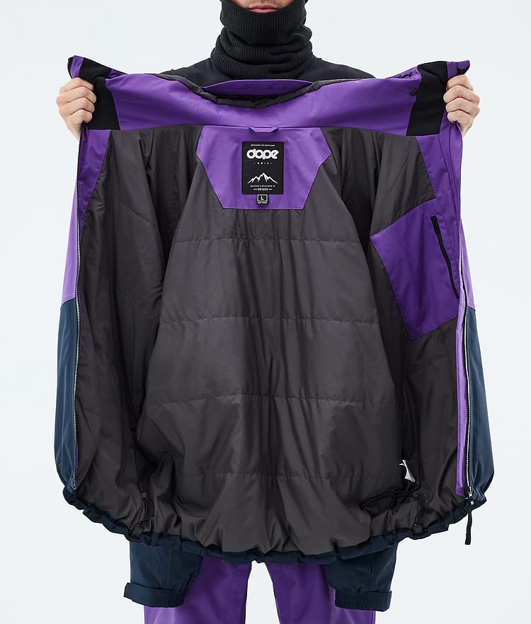 Dope Spartan Skidjacka Herr Sport Vivid Purple/Atlantic/Dark Blue, Image 8 of 8
