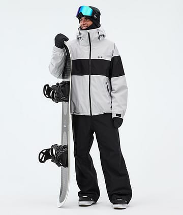 Dope Spartan Snowboardoutfit Light Grey/Black