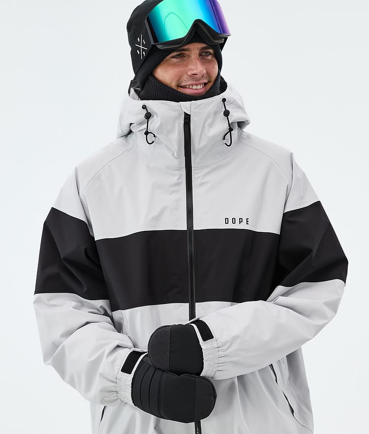Dope Spartan Skidjacka Herr Stripe Light Grey/Black, Image 4 of 8