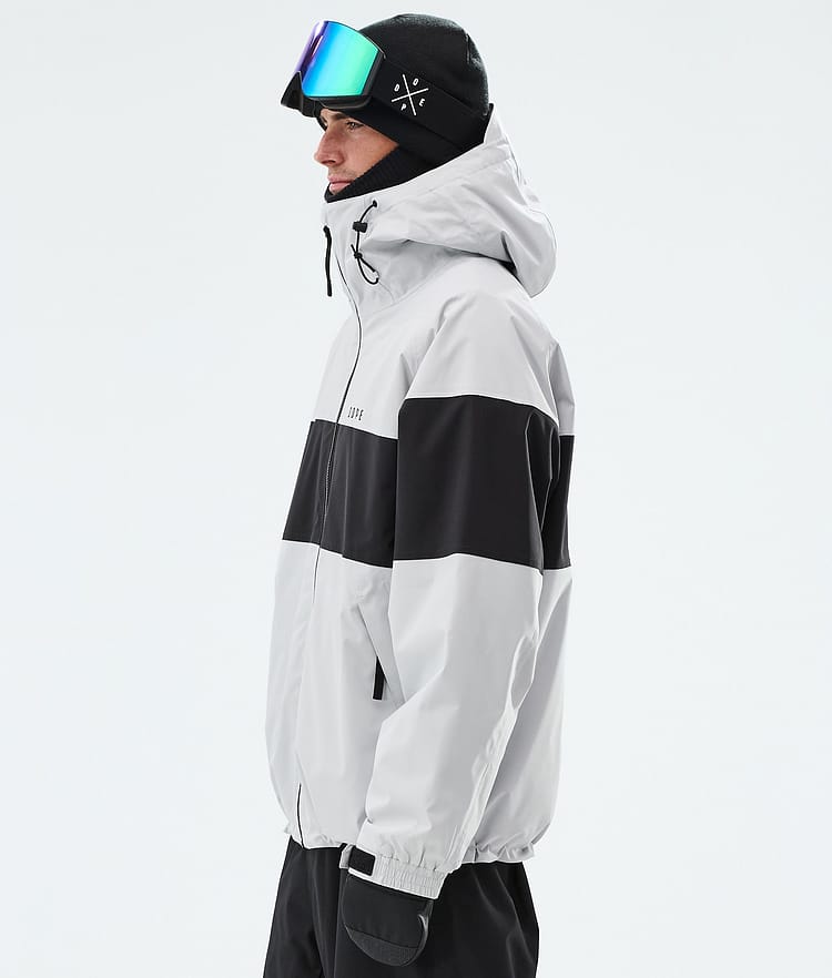 Dope Spartan Skidjacka Herr Stripe Light Grey/Black, Image 5 of 8