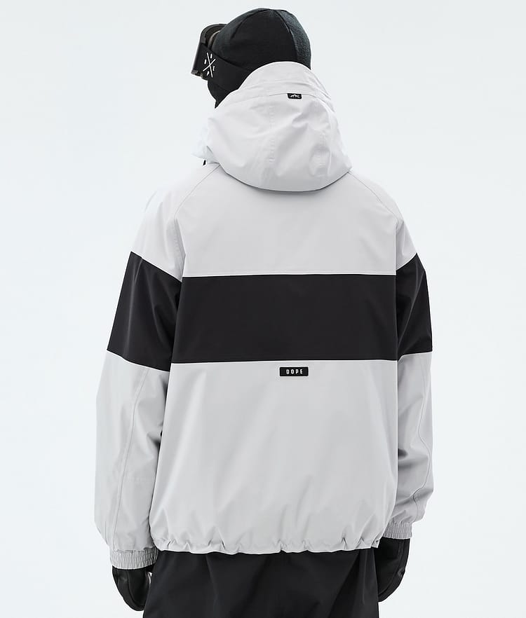 Dope Spartan Skidjacka Herr Stripe Light Grey/Black, Image 6 of 8