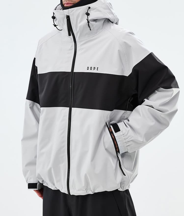 Dope Spartan Skidjacka Herr Stripe Light Grey/Black, Image 7 of 8