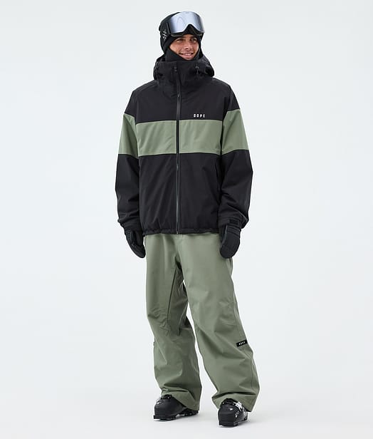 Dope Spartan Skidoutfit Black/Moss Green