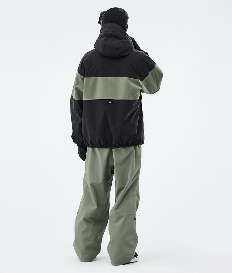 Dope Spartan Snowboardoutfit Herr Black/Moss Green, Image 2 of 2