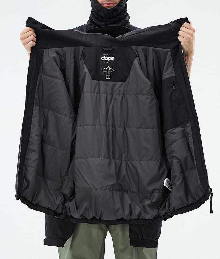 Dope Spartan Skidjacka Herr Stripe Black/Moss Green, Image 8 of 8
