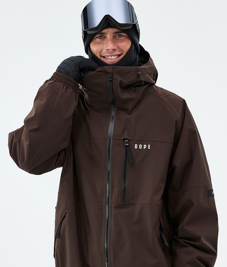 Dope Apex Snowboardjacka Herr Dark Brown, Image 4 of 9