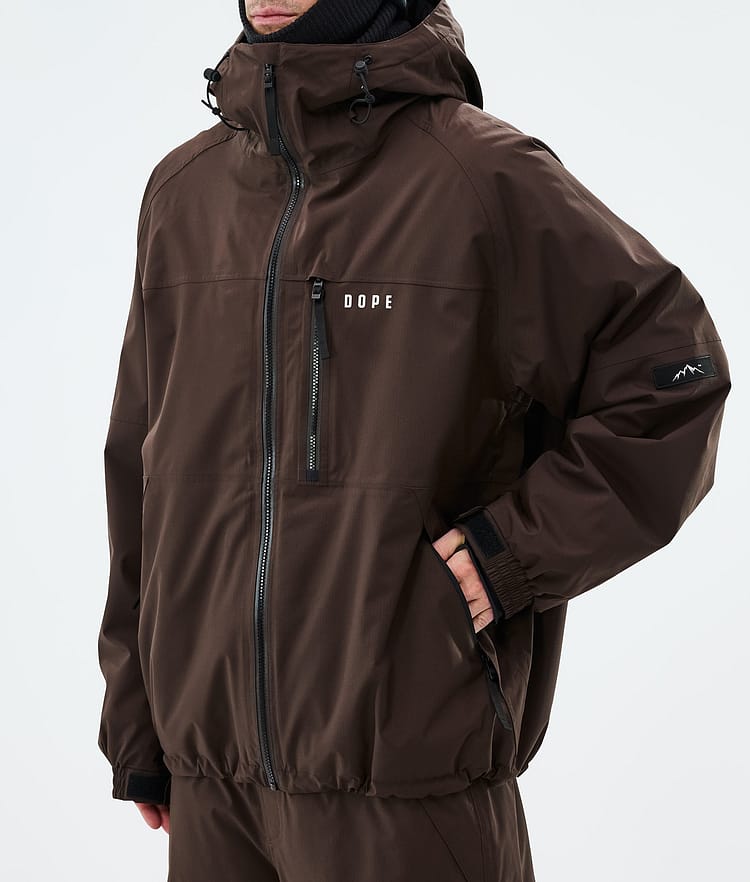 Dope Apex Snowboardjacka Herr Dark Brown, Image 7 of 9